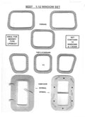 M207  1:12th scale Mersey Lifeboat Window frame set