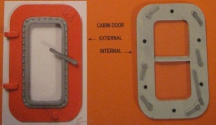 M208 1:12th scale  Lifeboat door