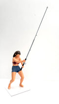 Painted 1:12th 3D Lady Fisherman Figure